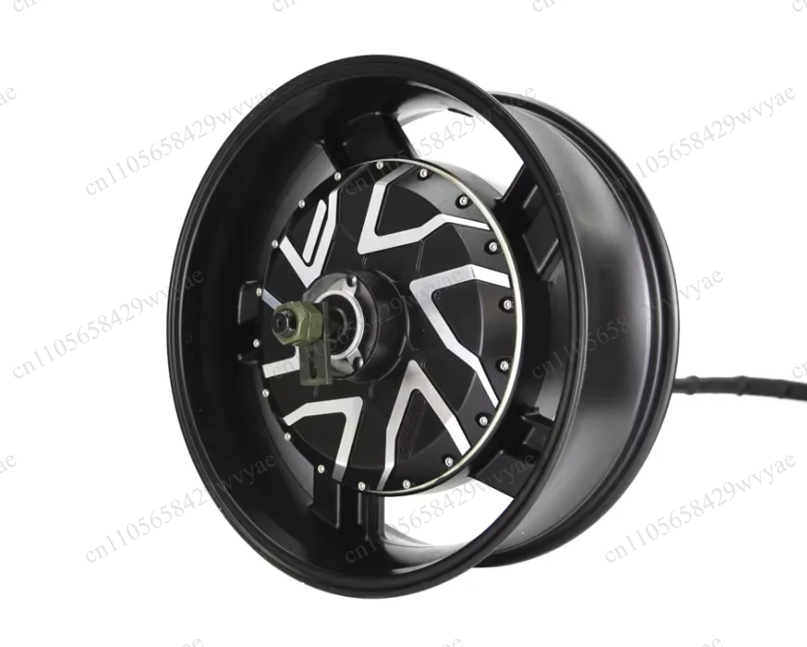 12000W 17X6.0 Inch V4 70H, 8KW - 12000W Electric Motorcycle Hub Motor ulasan dan harga