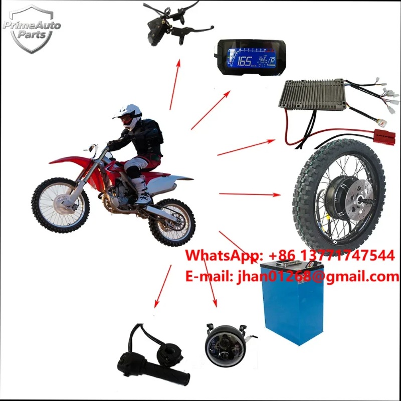 New Electric Conversion Kit 72 - 12000W Electric Motorcycle Hub Motor ulasan dan harga